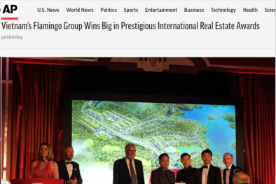 Chiến thắng tại giải thưởng bất động sản danh giá IPA, Flamingo được báo chí quốc tế gọi tên 