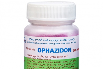 Cảnh báo thuốc giảm đau, hạ sốt Ophazidon bị làm giả