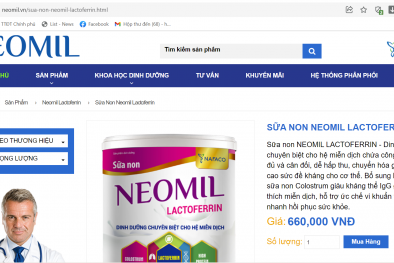 Sản phẩm NEOMIL của Công ty Cổ phần Công nghệ Dược phẩm NAFACO: ‘Thổi phồng’ công dụng, chất lượng
