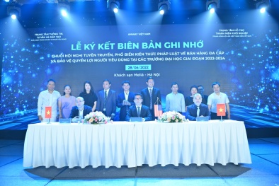 Hợp tác tuyên truyền kiến thức pháp luật về bán hàng đa cấp và bảo vệ quyền lợi người tiêu dùng cho sinh viên 