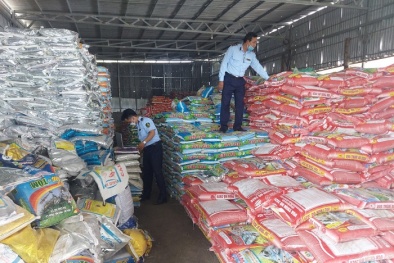 Bạc Liêu: Phát hiện cơ sở kinh doanh sản phẩm xử lý môi trường nuôi thủy sản vi phạm