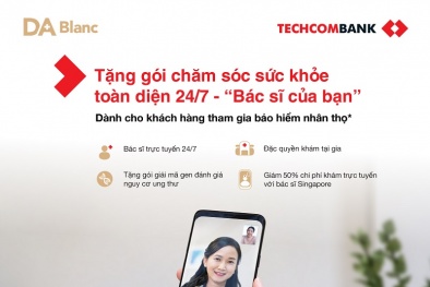 Techcombank hợp tác Doctor Anywhere cung cấp dịch vụ chăm sóc sức khỏe chuyên biệt cho khách hàng