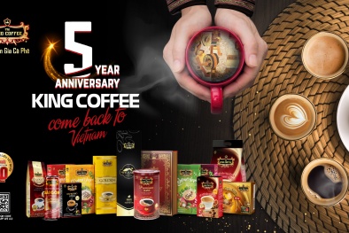 King Coffee - 5 năm về Việt Nam, trở thành thương hiệu Việt tầm vóc toàn cầu 