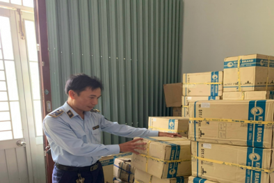 Thu giữ gần 24.000 chiếc dao nhãn hiệu Kiwi Thái Lan nhập lậu