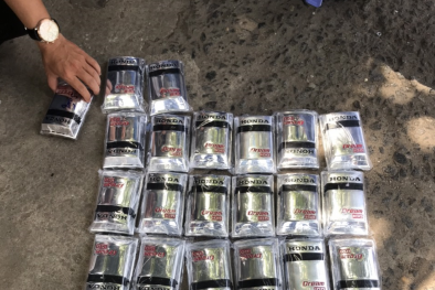 Tây Ninh: Phát hiện nhiều hộ kinh doanh phụ tùng xe máy giả nhãn hiệu nổi tiếng