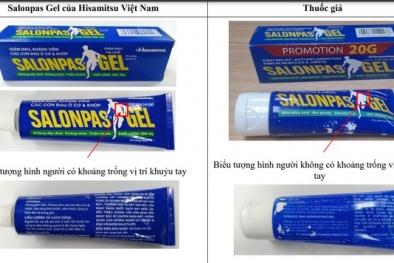 Bộ Y tế cảnh báo thuốc Salonpas Gel giả bán tràn lan trên mạng xã hội