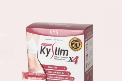 Giảm cân KYSLIM X4 quảng cáo vượt công dụng, chất lượng có đảm bảo?