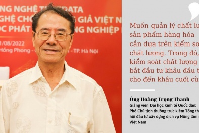 Quản lý sản phẩm hàng hóa cần dựa trên kiểm soát chất lượng