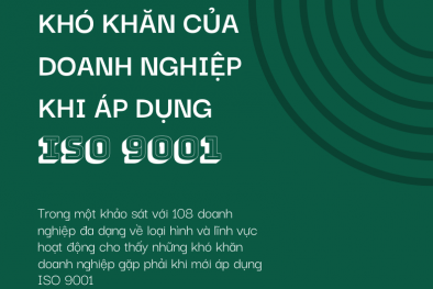 [INFOGRAPHIC] Những khó khăn khi doanh nghiệp mới triển khai ISO 9001