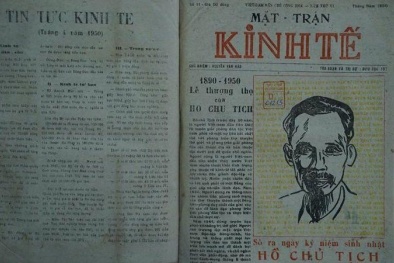 Mặt trận Kinh tế - tờ báo tiền thân của Báo Công thương ra đời giữa Chiến khu Việt Bắc 74 năm trước