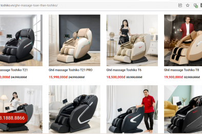 Quảng cáo sai sự thật chất lượng ghế massage TOSHIKO, người tiêu dùng nên cẩn trọng