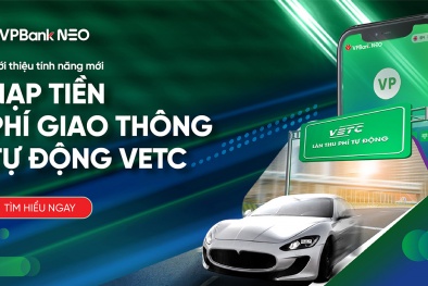 Tiện lợi thanh toán phí giao thông tự động qua ứng dụng VPBank NEO