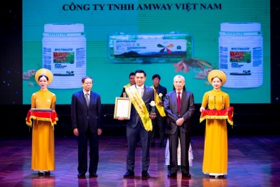 Amway Việt Nam lần thứ 10 nhận giải thưởng 'Sản phẩm vàng vì sức khoẻ cộng đồng'