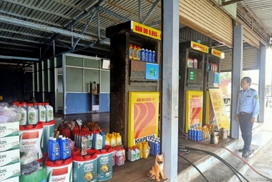 Xử phạt cửa hàng kinh doanh dầu diesel bán chênh giá so với quy định