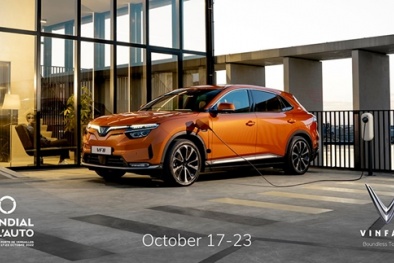 VinFast trở lại Paris Motor Show với chiến lược thuận điện, chính thức ra mắt 4 mẫu xe điện tại Pháp