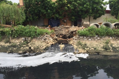 Công ty Trọng Khôi bị xử phạt do xả thải ra môi trường vượt quy chuẩn