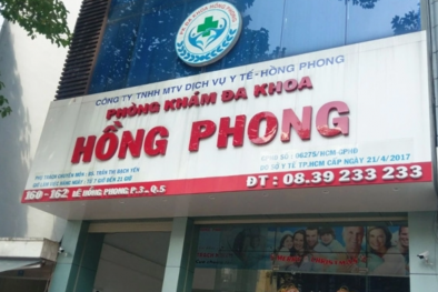 Phòng khám đa khoa Hồng Phong bị xử phạt do hoạt động quá phạm vi chuyên môn