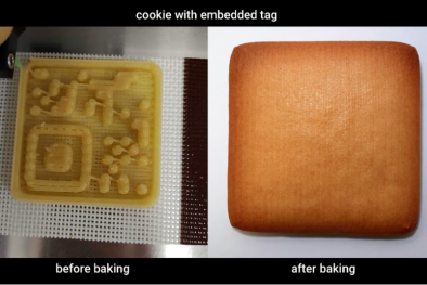 Công nghệ in mã QR trực tiếp vào thực phẩm 