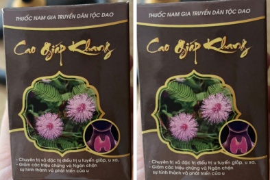Cảnh giác khi sử dụng thuốc Cao Giáp Khang quảng cáo sai công dụng, chất lượng