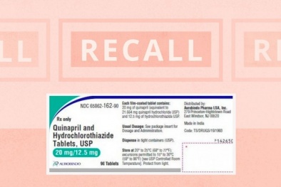 Thuốc huyết áp bị thu hồi vì tiềm ẩn nguy cơ gây ung thư