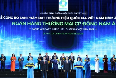 SeABank lần thứ 2 được vinh danh Thương hiệu Quốc gia