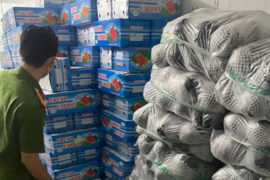 Tạm giữ gần 12 tấn rau củ không rõ nguồn gốc xuất xứ, không có nhãn phụ tiếng Việt