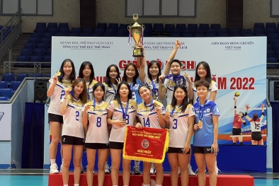 Bóng chuyền nữ Vietinbank bảo vệ thành công ngôi vô địch Giải vô địch bóng chuyền U23 Quốc gia