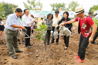 Tiếp nối thành công của Quỹ 1 triệu cây xanh, Vinamilk tiếp tục trồng cây hướng đến mục tiêu Net Zero 2050