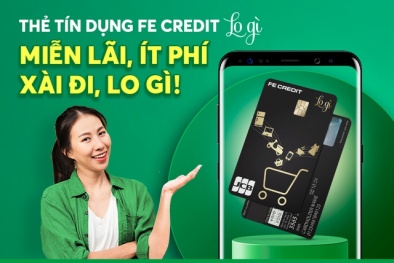 Thẻ tín dụng FE CCREDIT LO GÌ đánh bay nỗi lo phí, lãi cho người dùng