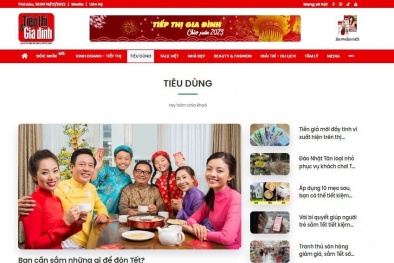 Tạp chí Tiếp thị và Gia đình thay đổi tên miền trang Thông tin điện tử tổng hợp