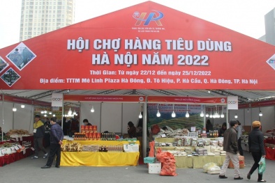Hội chợ hàng tiêu dùng Hà Nội 2022: Cơ hội mua sắm trải nghiệm dịp cuối năm