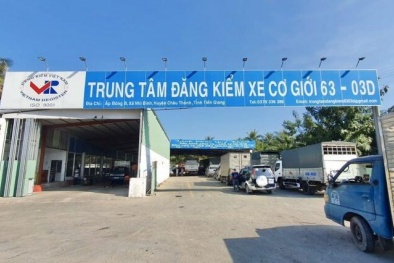 Hàng loạt trung tâm đăng kiểm phía Nam bị tạm đình chỉ hoạt động