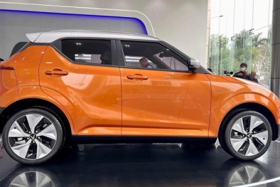 Xe điện VinFast VF5 có nhiều điểm khác so với xe trưng bày