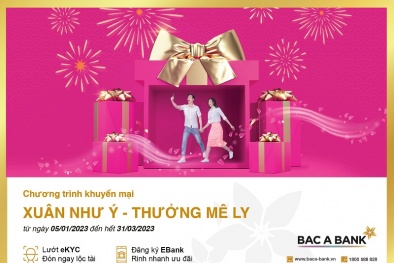 Đón xuân như ý - Nhận thưởng mê ly cùng BAC A BANK