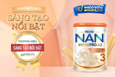 Nestlé NAN nhận 2 giải thưởng lớn: Chuyên gia tin chọn và Thương hiệu Sáng tạo nổi bật