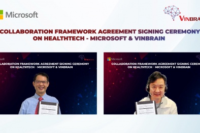 VinBrain và Microsoft Hoa kỳ hợp tác phát triển trí tuệ nhân tạo trong y tế 