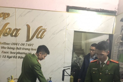 Hà Nội: Tạm giữ 239 bình khí bóng cười không rõ nguồn gốc xuất xứ