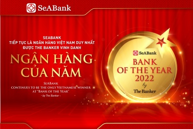 SeABank được The Banker vinh danh giải thưởng Ngân hàng tốt nhất Việt Nam 2022