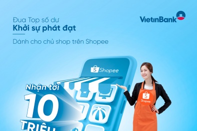 VietinBank mang đến ưu đãi hấp dẫn dành cho các Seller Shopee