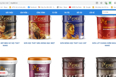 Cảnh báo sản phẩm sơn của Công ty Cổ phần MYDELI Việt Nam chưa được chứng nhận hàm lượng chì