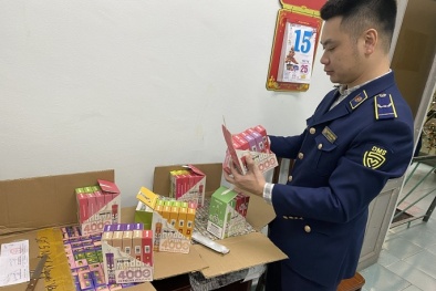 Thu giữ hơn 1.000 sản phẩm tinh dầu, thuốc lá điện tử không rõ nguồn gốc