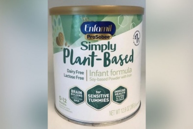 145.000 hộp sữa bột Enfamil ProSobee bị thu hồi do nguy cơ nhiễm khuẩn