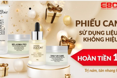 Thêm sản phẩm mang thương hiệu White Doctors quảng cáo công dụng ‘trên trời’!