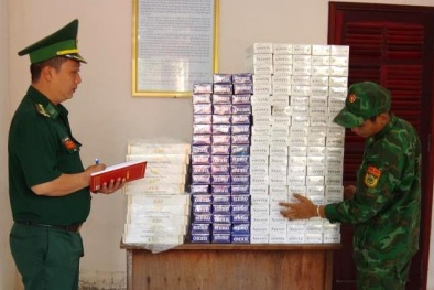 Thu giữ số lượng lớn thuốc lá điếu nhập lậu tại An Giang 