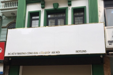 Cơ sở thẩm mỹ mạo danh bệnh viện Xanh Pôn 'lừa' khách truyền thải độc bất ngờ thay biển hiệu, âm thầm đón khách