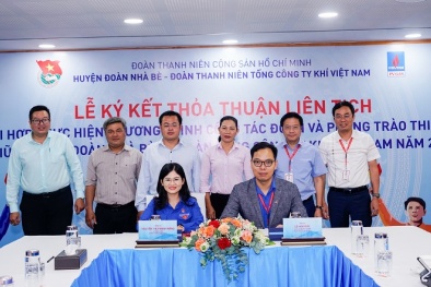 Đoàn Thanh niên Tổng Công ty Khí Việt Nam và Huyện đoàn Nhà Bè tăng cường hợp tác cùng phát triển