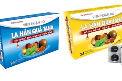 Viên ngậm ho La Hán Quả Tana vi phạm pháp luật về quảng cáo trên một số website