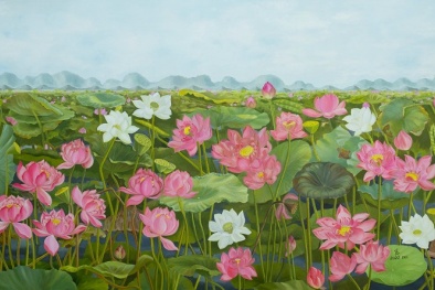 Triển lãm “Nghệ thuật Sen Việt 2023- Vẻ đẹp thuần khiết” lan tỏa thông điệp hòa bình