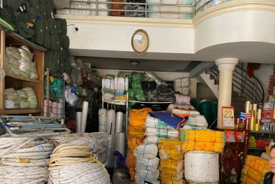 An Giang: Thu giữ số lượng lớn lưới đánh cá không rõ nguồn gốc, xuất xứ