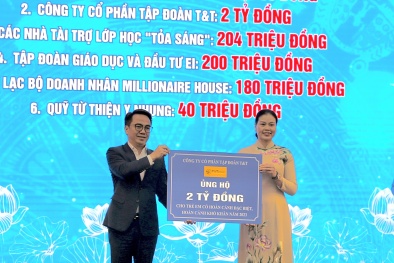 T&T Group ủng hộ 2 tỷ đồng hỗ trợ trẻ em có hoàn cảnh khó khăn